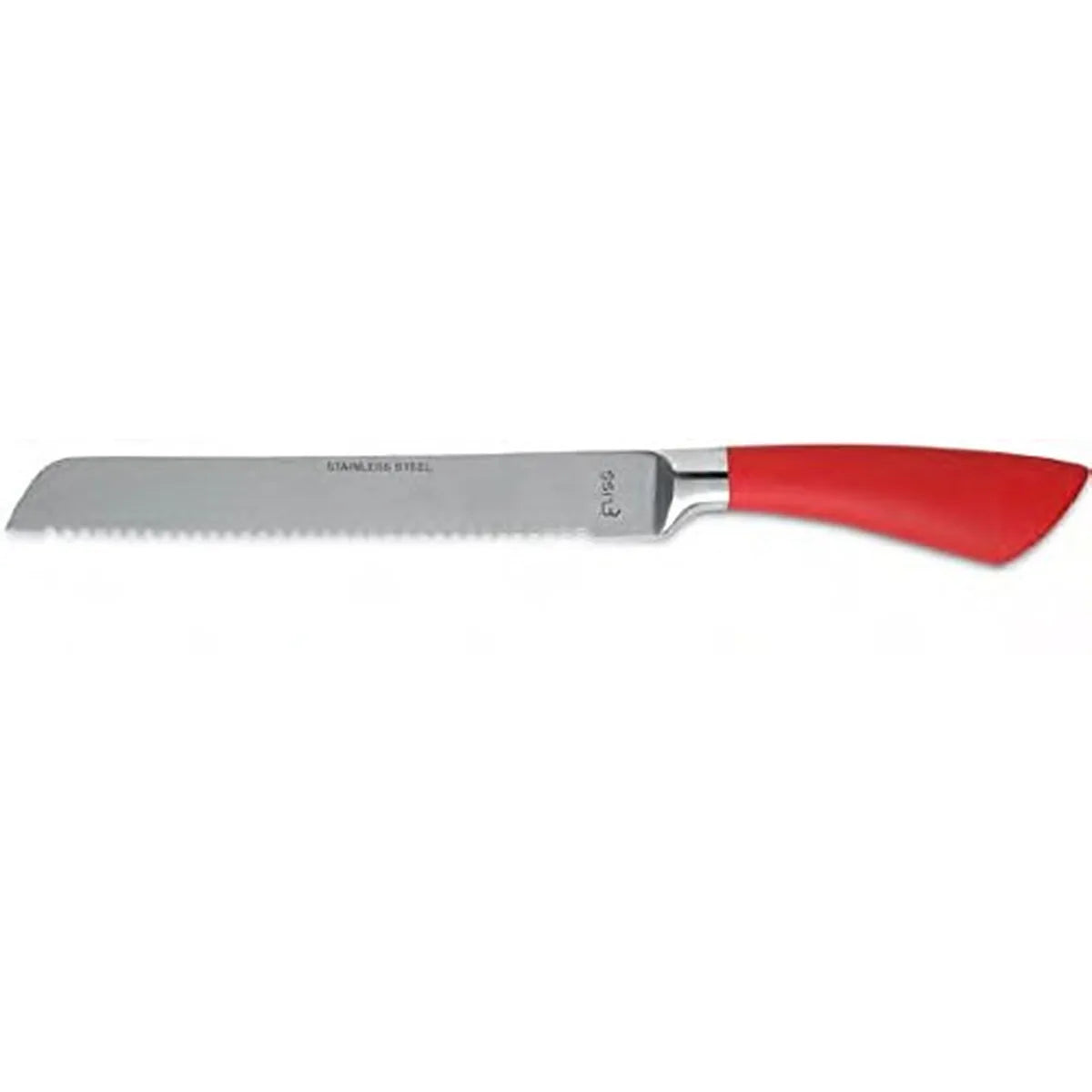 Eliss Coltello Pane 20cm Rosso in acciaio inox seghettato