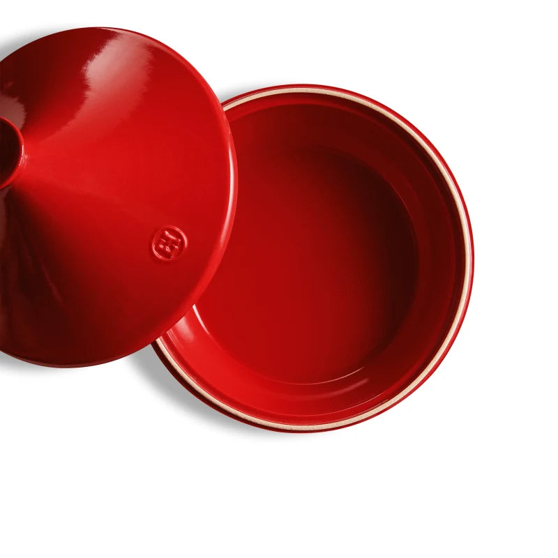 Emile Henry Tajine Flame Tegame Ceramica Charcoal dettaglio ceramica
