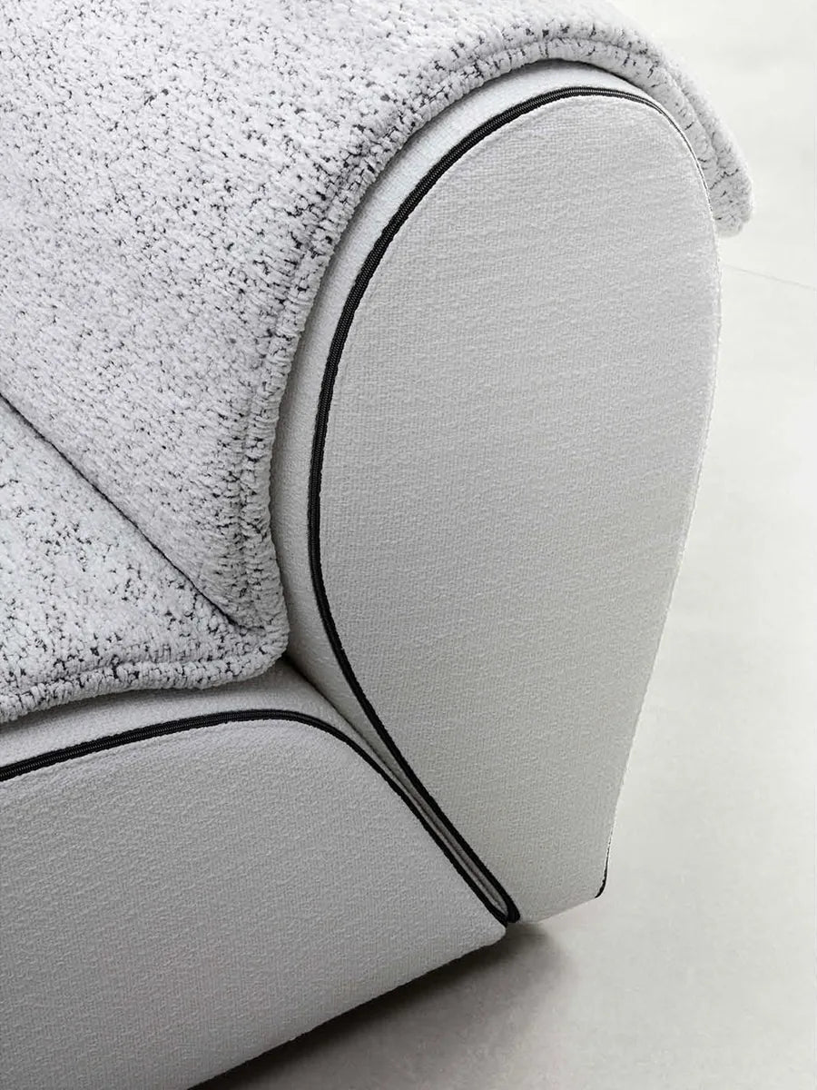 Flou Flora letto componibile design italiano, sedute doppie e singole in sistema modulare