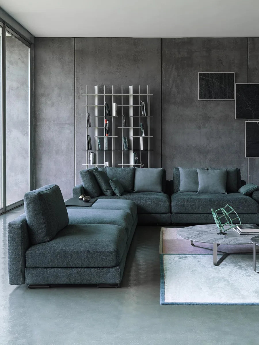 Flou Myplace Componibile - divano modulare design italiano con seduta regolabile