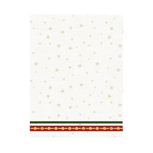 Stilmobili tovaglia natalizia idrorepellente elegante 155x360 cm made in Italy, tessuto protettivo