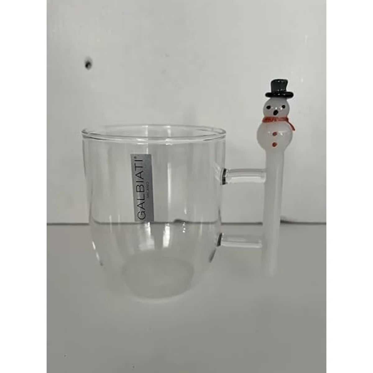 Stilmobili tazza pupazzo di neve 420 ml in ceramica, design natalizio