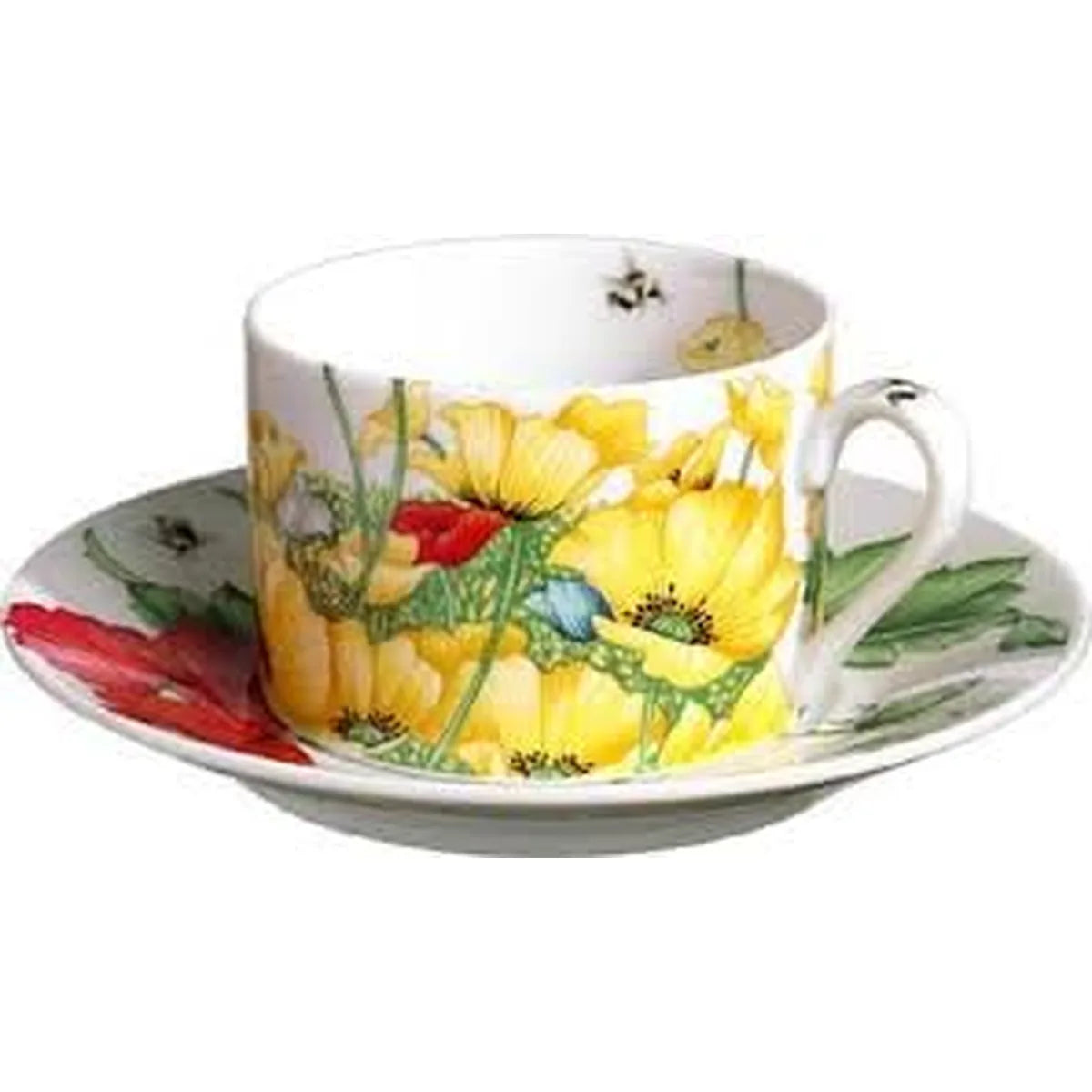 Taitu tazza da tè Papaveri porcellana decoro floreale