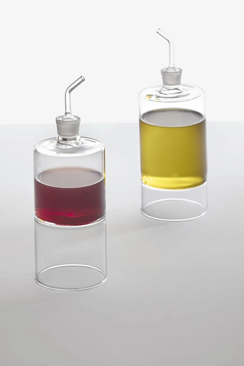 Ichendorf Aria acetiera oliera vetro borosilicato soffiato a mano design italiano