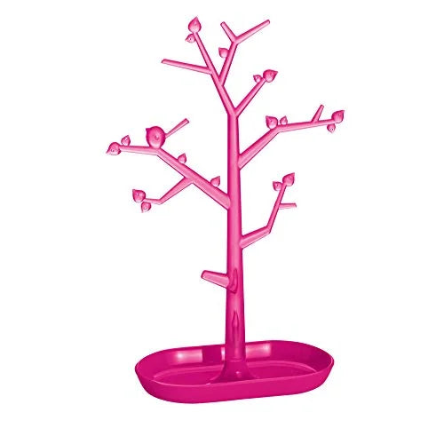 Koziol albero di gioielli rosa, organizzatore bigiotteria design tedesco