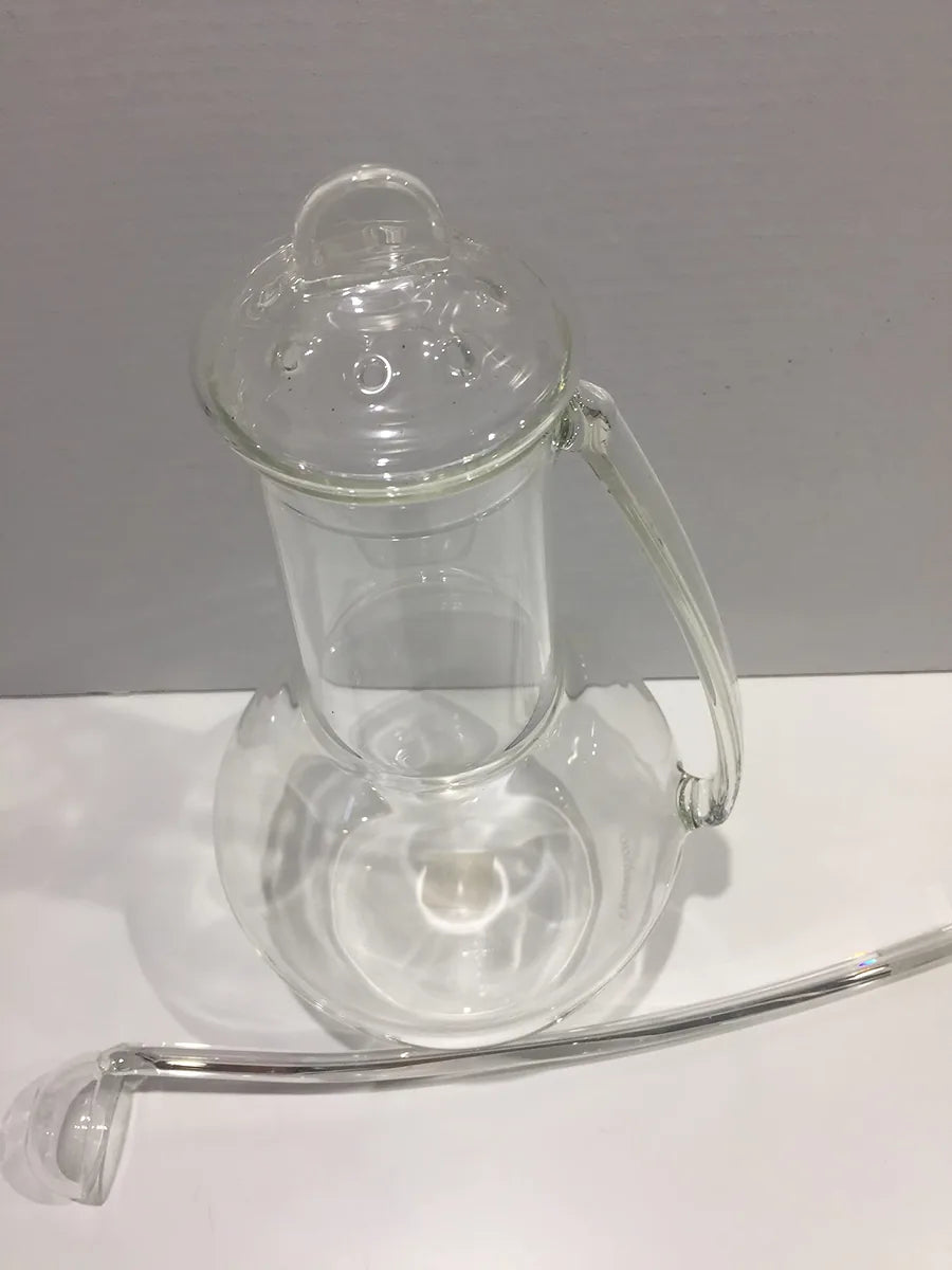 Legumiera in borosilicato Centellino h 27cm con mestolino - vetro trasparente
