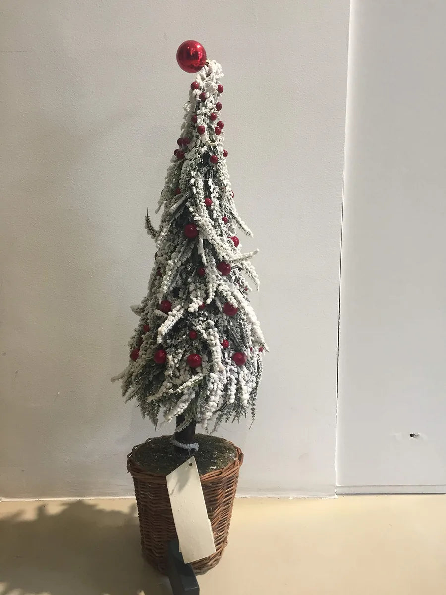 Mascagni Albero Led 66cm Natale con luci bianche, decorazione natalizia