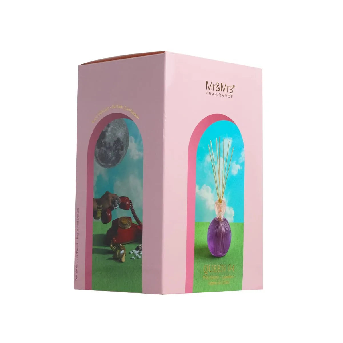 Mr&Mrs diffusore Queen 500ml con bastoncini, profumo d'ambiente sofisticato