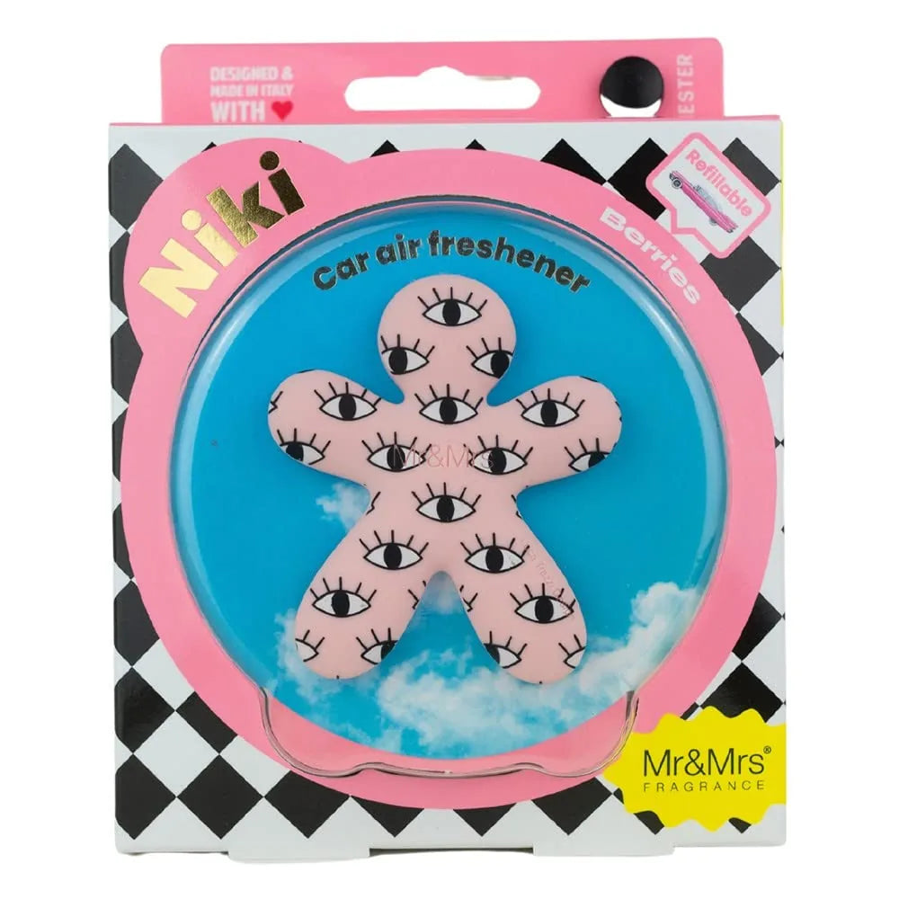 Mr&Mrs diffusore auto Niki profumo Eyes Berries design elegante