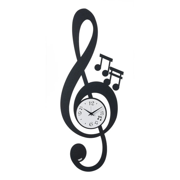Arti & Mestieri — Chiave Musicale | Orologio da Parete — Arti & Mestieri