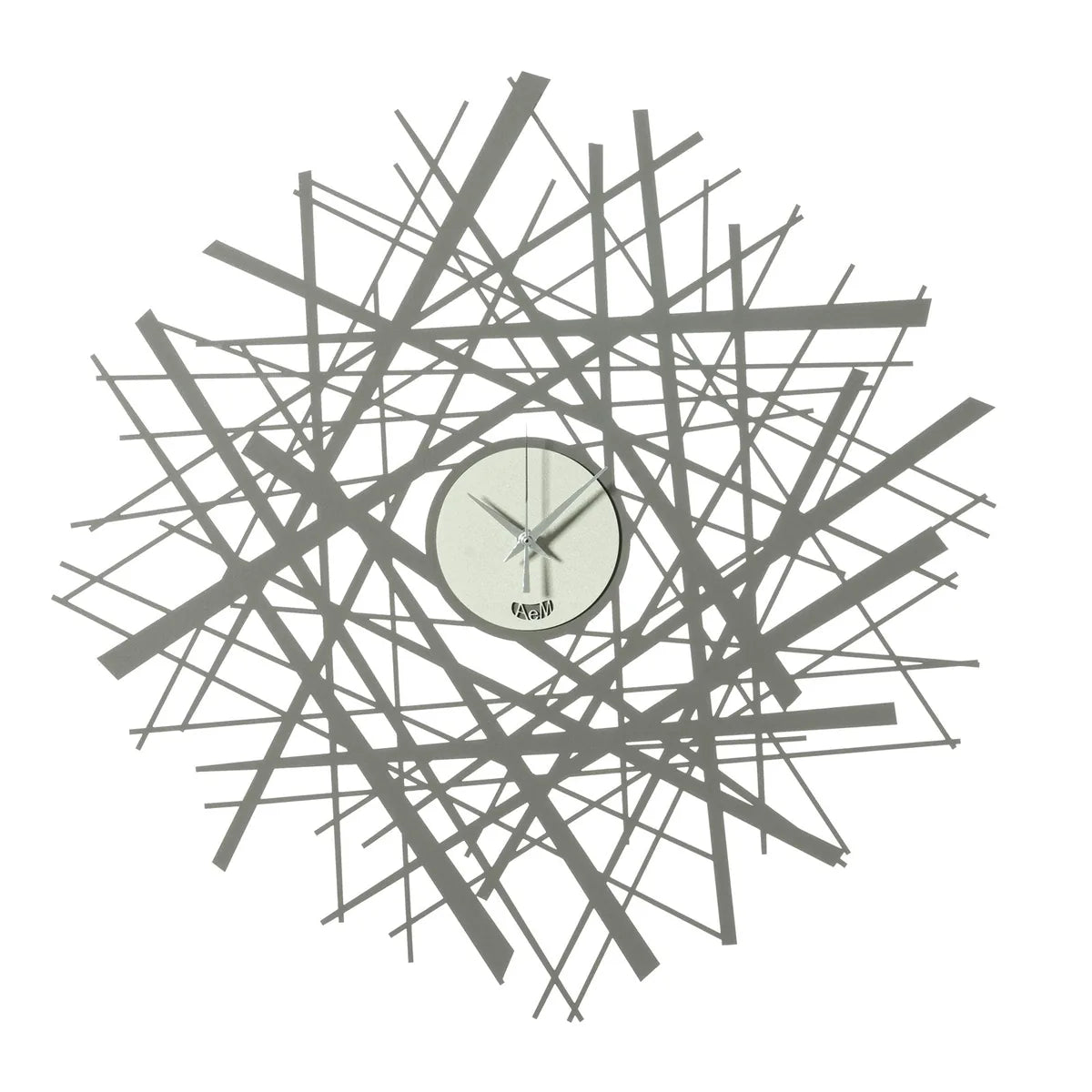 Arti & Mestieri Orologio Shanghai da parete design orientale con linee intrecciate