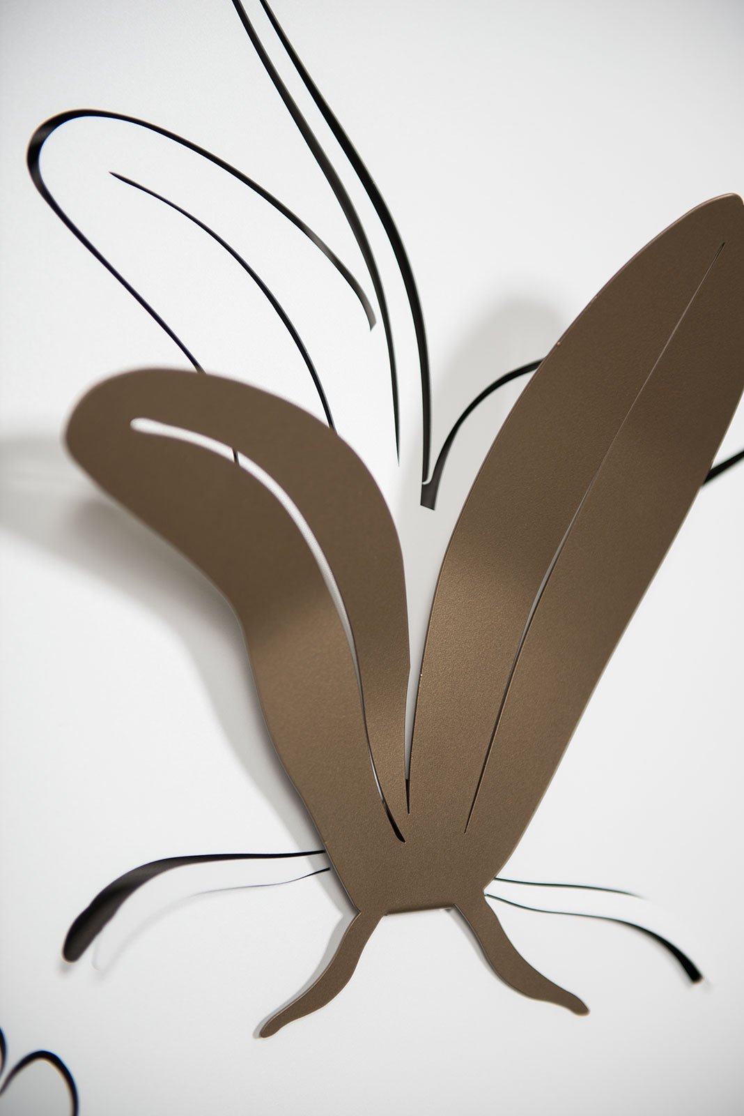 Arts et artisanat - Panneau décoratif moderne à motif d'orchidées