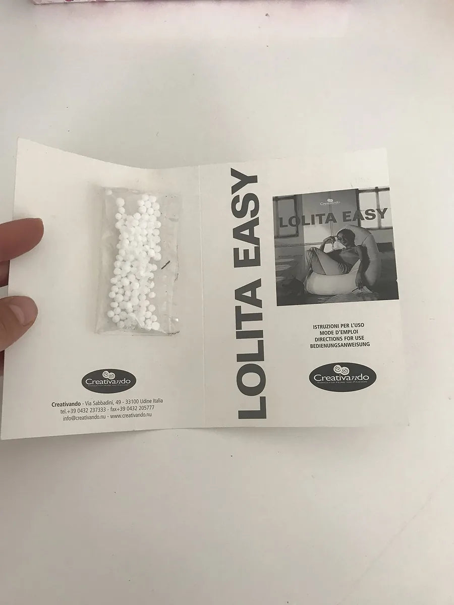 Creativando Lolita Bag poltrona sacco Mucca stampa bianca nera poliestere