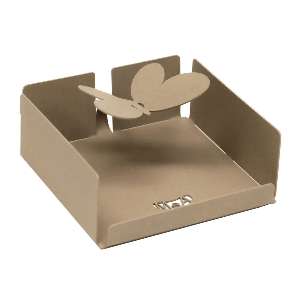 Arti & Mestieri Bomboniera Cresima Porta Salviette Butterfly ferro Avorio Beige Bianco