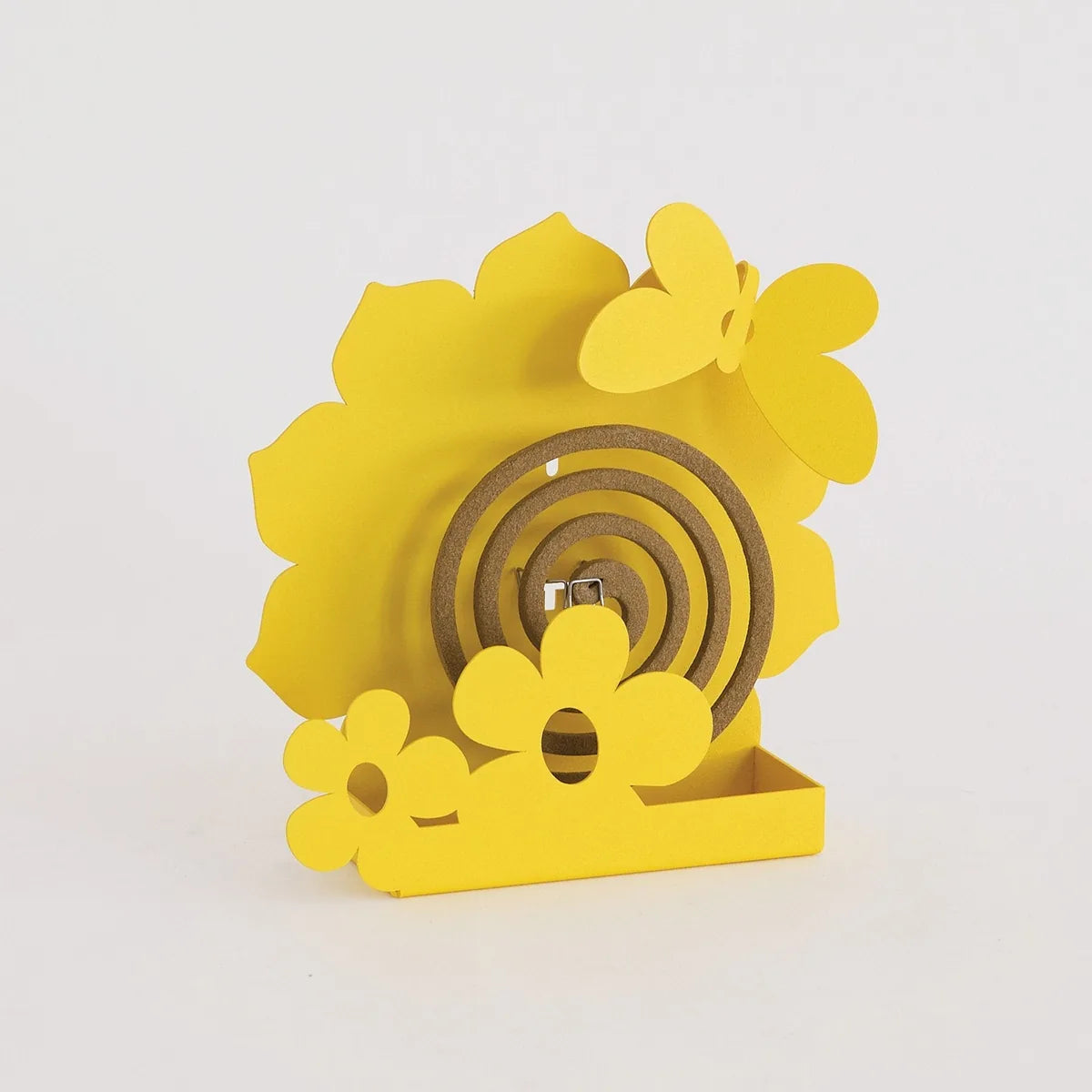 Arti & Mestieri Porta Zampironi Girasole da Tavolo disponibile in bianco, giallo e rosso