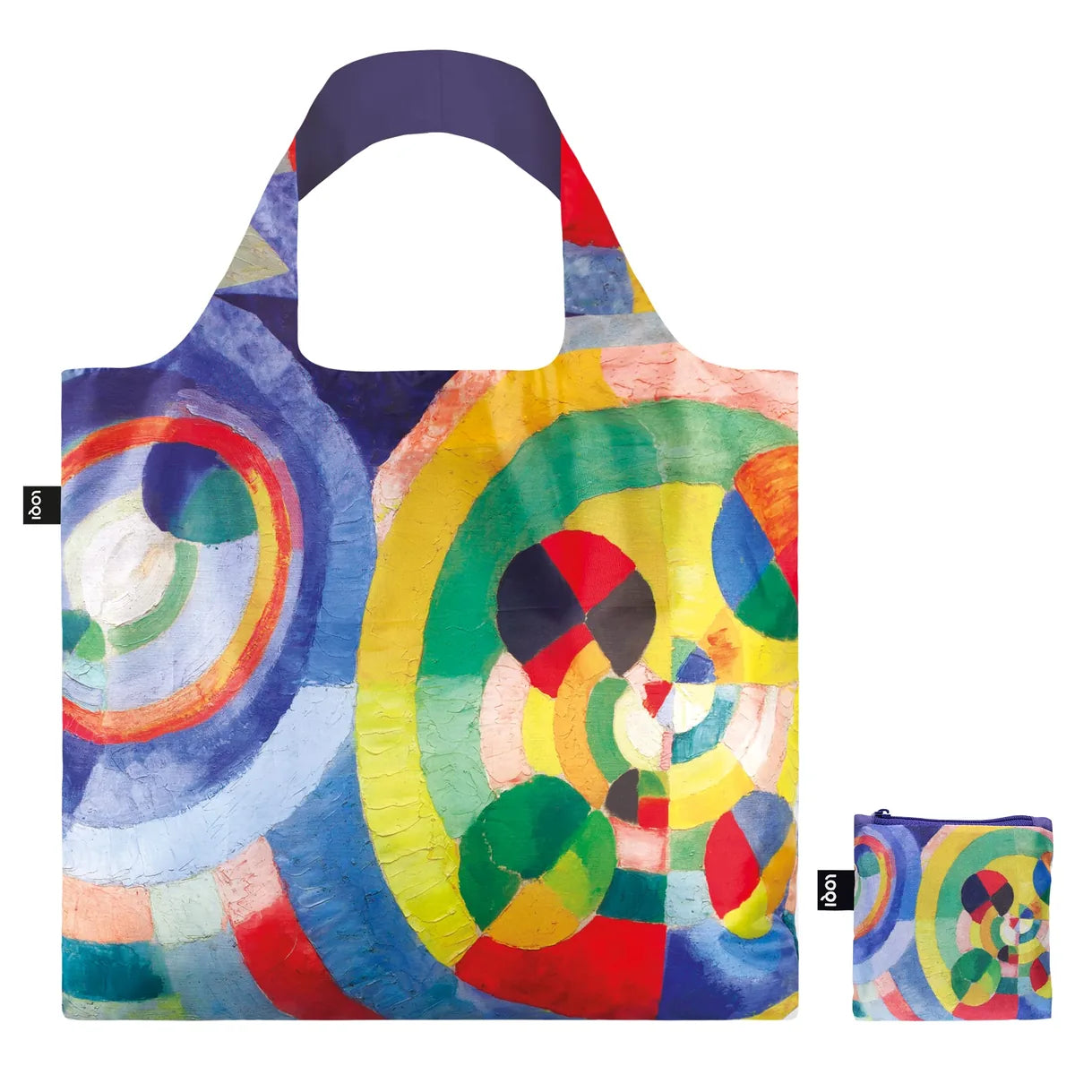 Loqi Borsa Shopper multicolore in poliestere riciclato