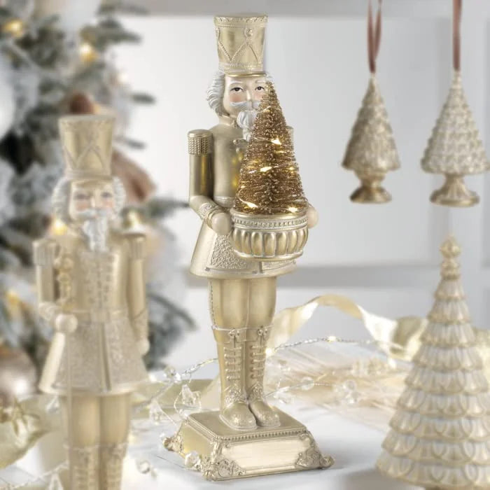 Mascagni Soldato In Resina Led 31cm - Statua decorativa luminosa in resina