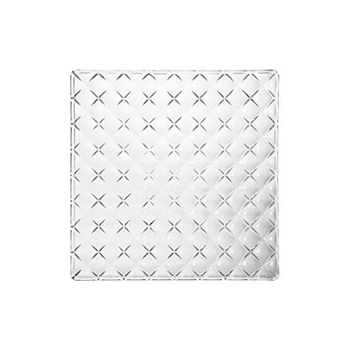 Nachtmann piatto quadrato 28cm cristallo trasparente - design tedesco
