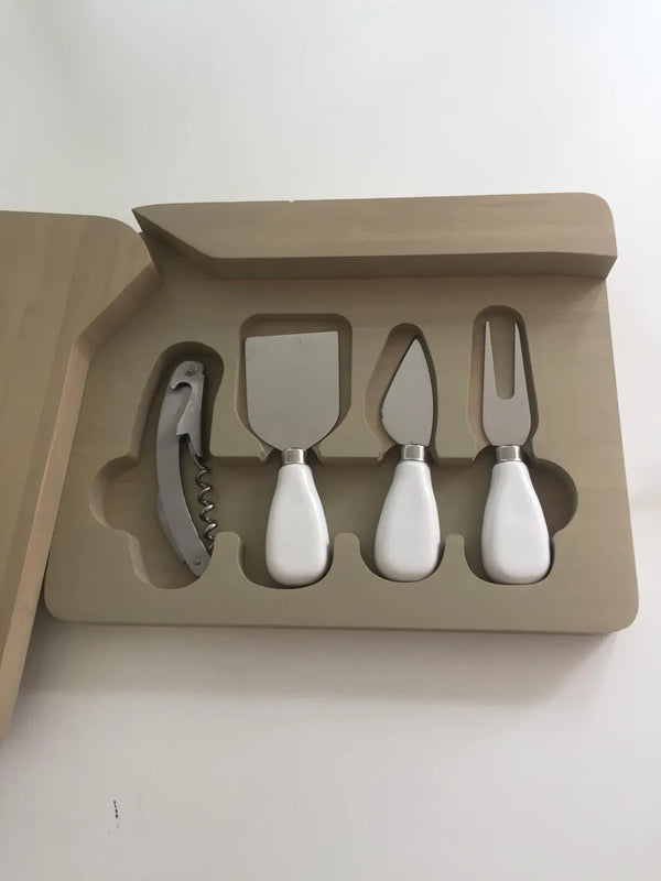 Stilmobili — Tagliere Set Formaggio | Utensile Legno — Stilmobili S.A.S.