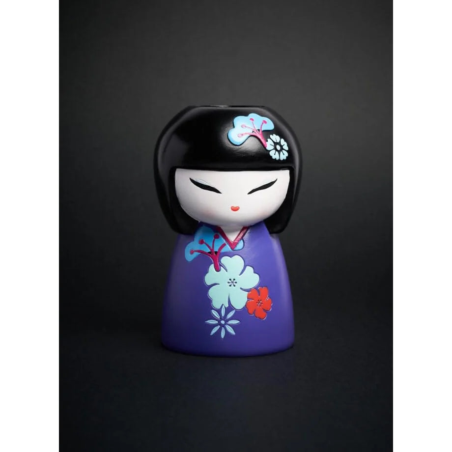 Stilmobili Vaso Gheisha della Fortuna ceramica rosso floreale BLO12578