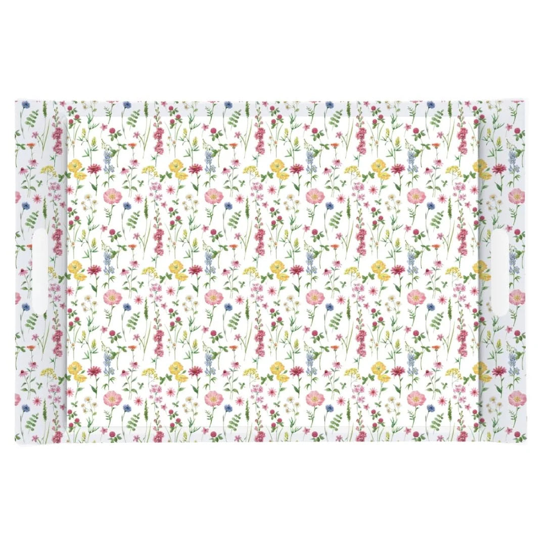 Easy Life Vassoio rettangolare melamine Coffee Mania 49x34cm marrone