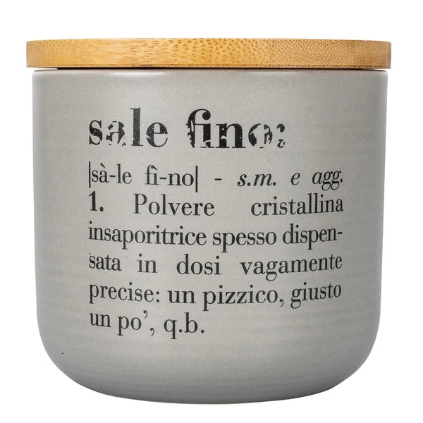 Villa d'Este Home Tivoli - Salt Jar "Victionary" 500ml — Villa D'Este Home Tivoli