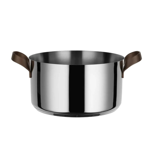 Alessi — Edo PU101/24 | Casseruola in acciaio inox di Urquiola