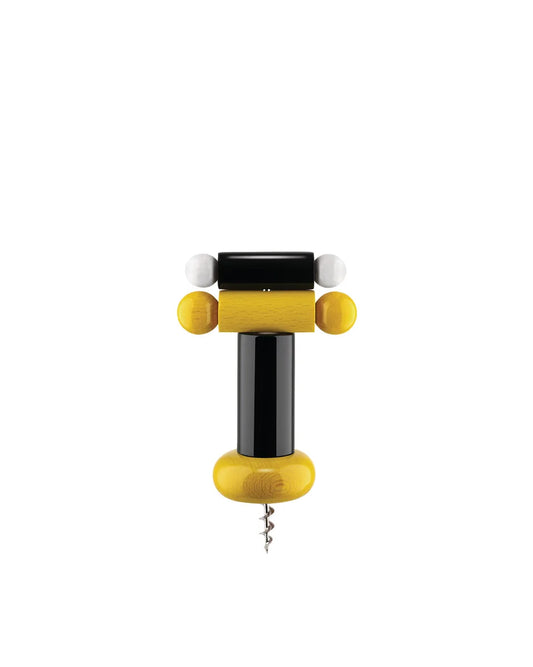 Alessi — ES17 1 | Cavatappi Sottsass in legno di faggio — design italiano Alessi