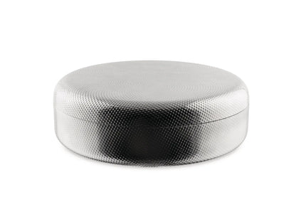 Alessi — JM01/23 T | Contenitore in acciaio inox con decoro a rilievo — design italiano Alessi