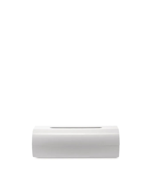 Alessi — Birillo PL07 W | Portafazzoletti in PMMA bianco — design italiano Alessi