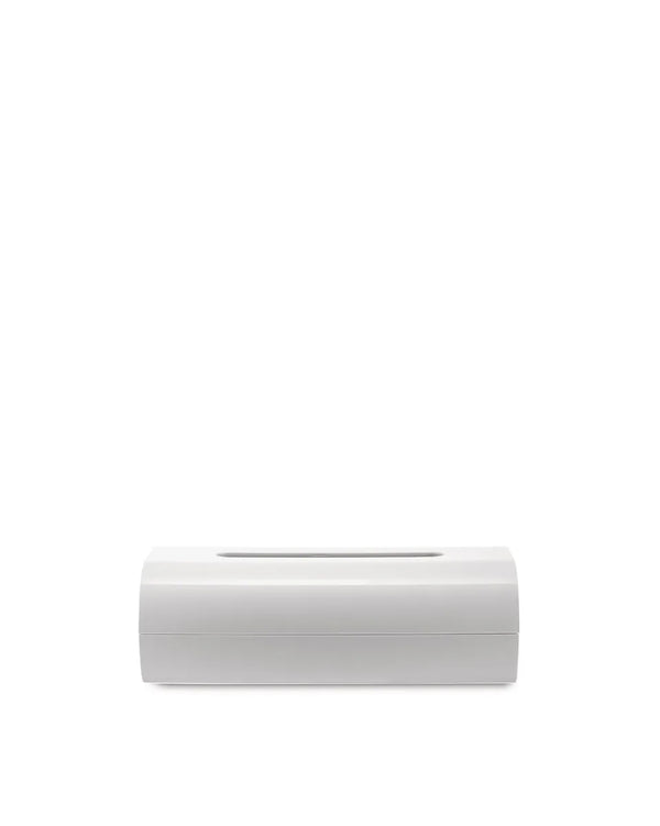 Alessi — Birillo PL07 W | Portafazzoletti in PMMA bianco — Alessi