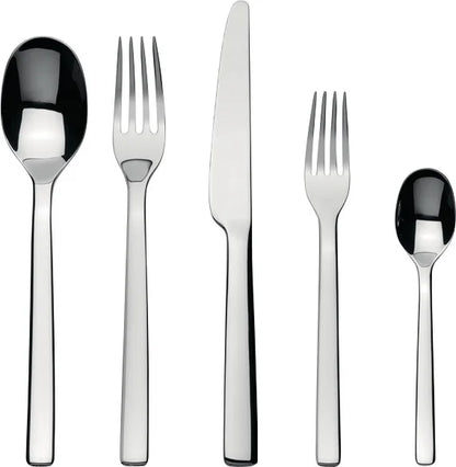 Alessi — Ovale REB09S5 | Servizio posate 5 pz Bouroullec in acciaio — design italiano Alessi