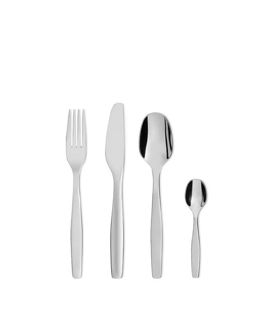 Alessi — Itsumo ANF06S24 | Servizio 24 pz posate acciaio 18/10 Fukasaw — design italiano Alessi