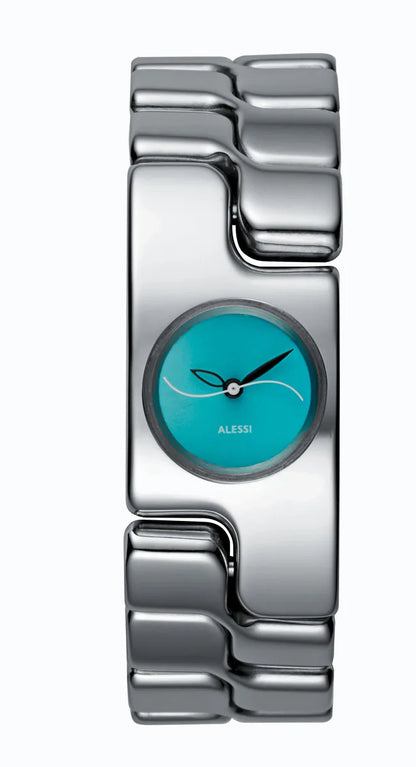 Alessi — Mariposa AL15001 | Orologio da polso acciaio blu — design italiano Alessi