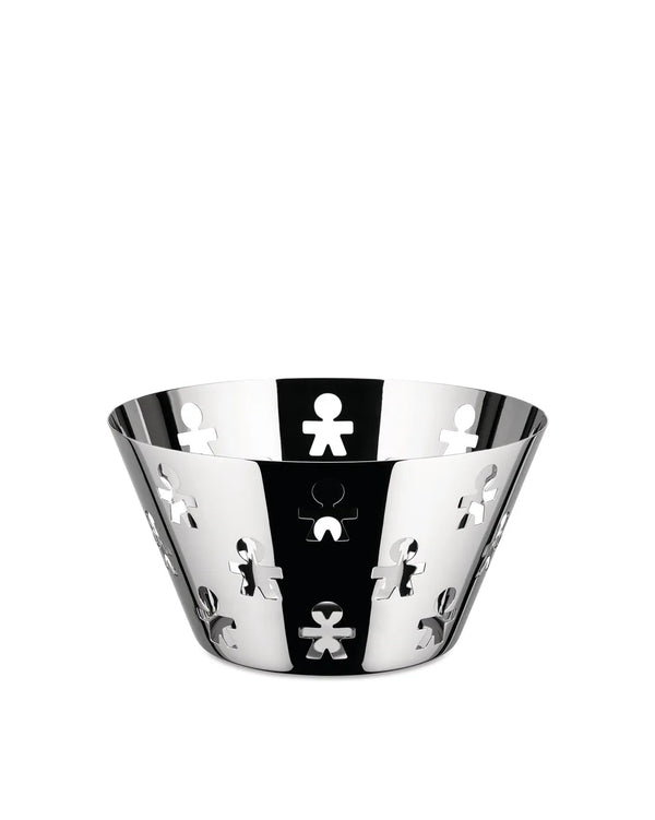 Alessi — Girotondo AKK05 | Fruttiera traforata in acciaio inox — Alessi