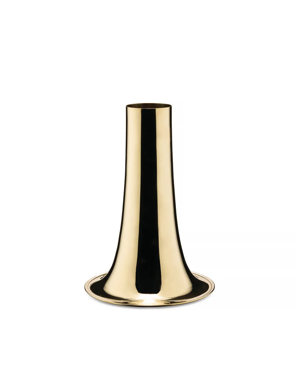 Alessi — Trumpet ITM05 BR | Vaso in ottone tornito Il Tornitore Matto — design italiano Alessi