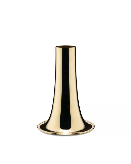 Alessi — Trumpet ITM05 BR | Vaso in ottone tornito Il Tornitore Matto — design italiano Alessi