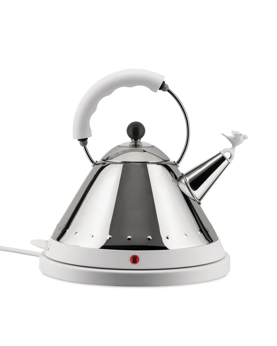 Alessi — MG32 W | Bollitore elettrico Graves in acciaio bianco — design italiano Alessi