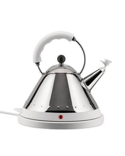 Alessi — MG32 W | Bollitore elettrico Graves in acciaio bianco — design italiano Alessi