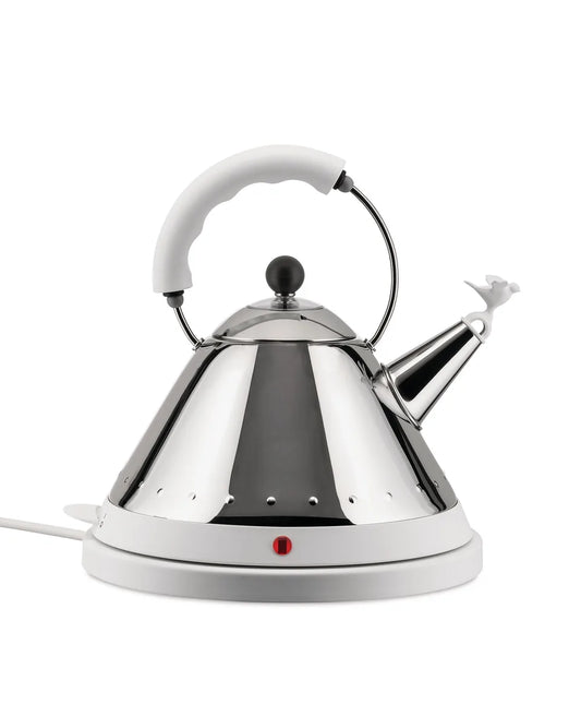 Alessi — MG32 W | Bollitore elettrico Graves in acciaio bianco — design italiano Alessi
