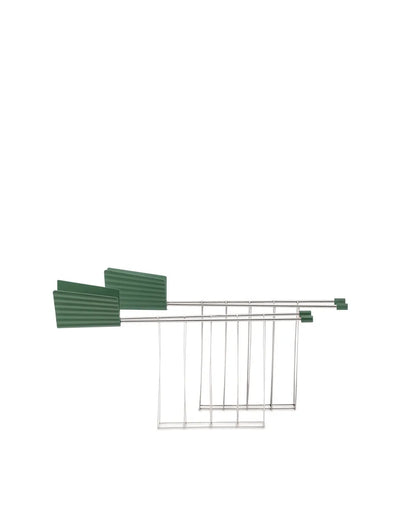 Alessi — Plissé MDL08RA MDL08RA GR | Pinze da tostapane verde De Lucch — design italiano Alessi
