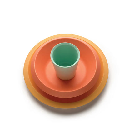 Alessi — Giro Kids UNS05S1 | Set tavola bambino in melammina — design italiano Alessi