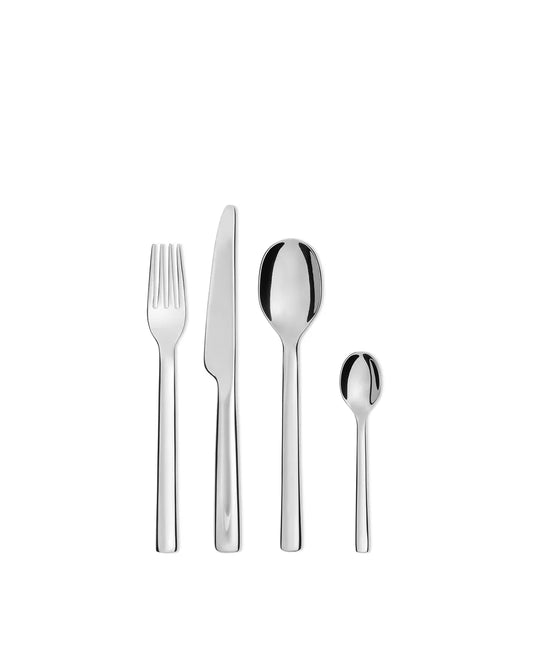 Alessi — Ovale REB09S24 | Servizio posate 24 pz Bouroullec inox 18/10 — design italiano Alessi