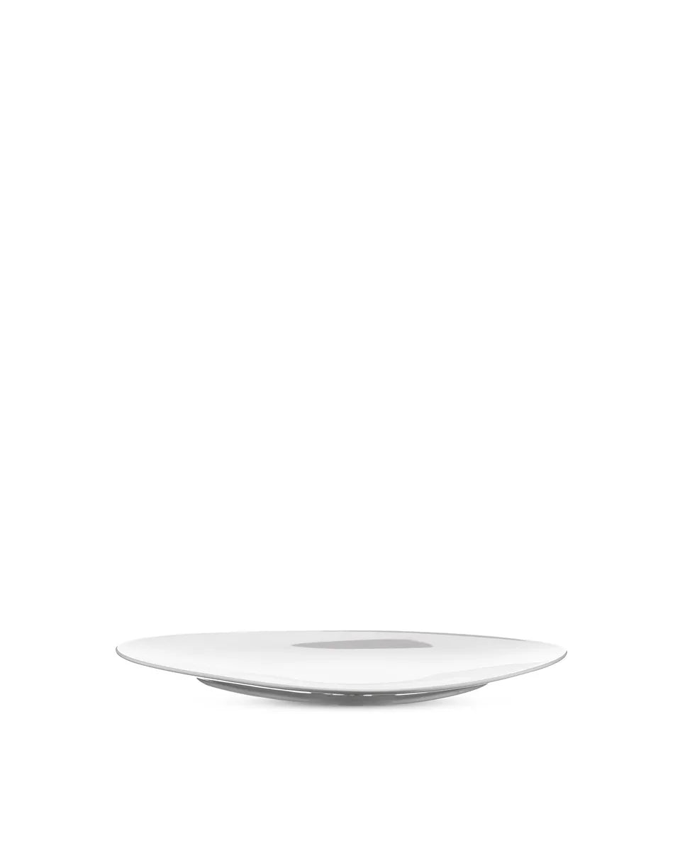 Alessi — Colombina FM10/1 | Piatto piano in porcellana bianca — design italiano Alessi