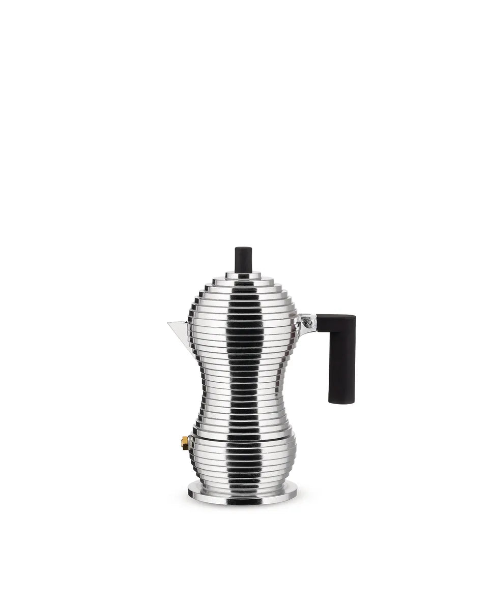 Alessi — Pulcina MDL02/1 B | Caffettiera espresso in alluminio — design italiano Alessi