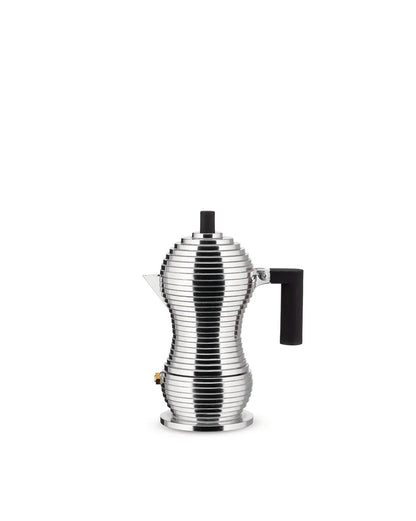 Alessi — Pulcina MDL02/1 B | Caffettiera espresso in alluminio — design italiano Alessi