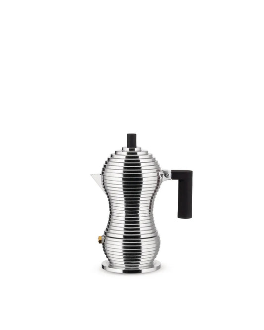 Alessi — Pulcina MDL02/1 B | Caffettiera espresso in alluminio — design italiano Alessi