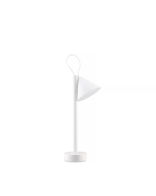 Alessi — Tsumiki ME01 W | Lampada portatile bianca MEDUM — design italiano Alessi