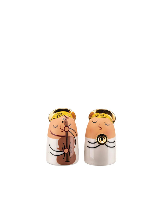 Alessi — Angels Band AMGI26SET1 | Statuine di Natale in porcellana Gia — design italiano Alessi