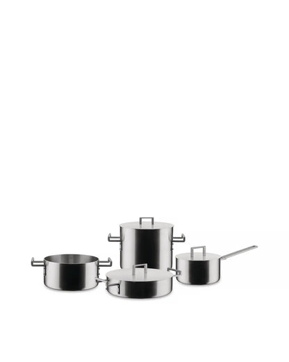 Alessi — Convivio DC100S7 | Set pentole trilamina Chipperfield — design italiano Alessi